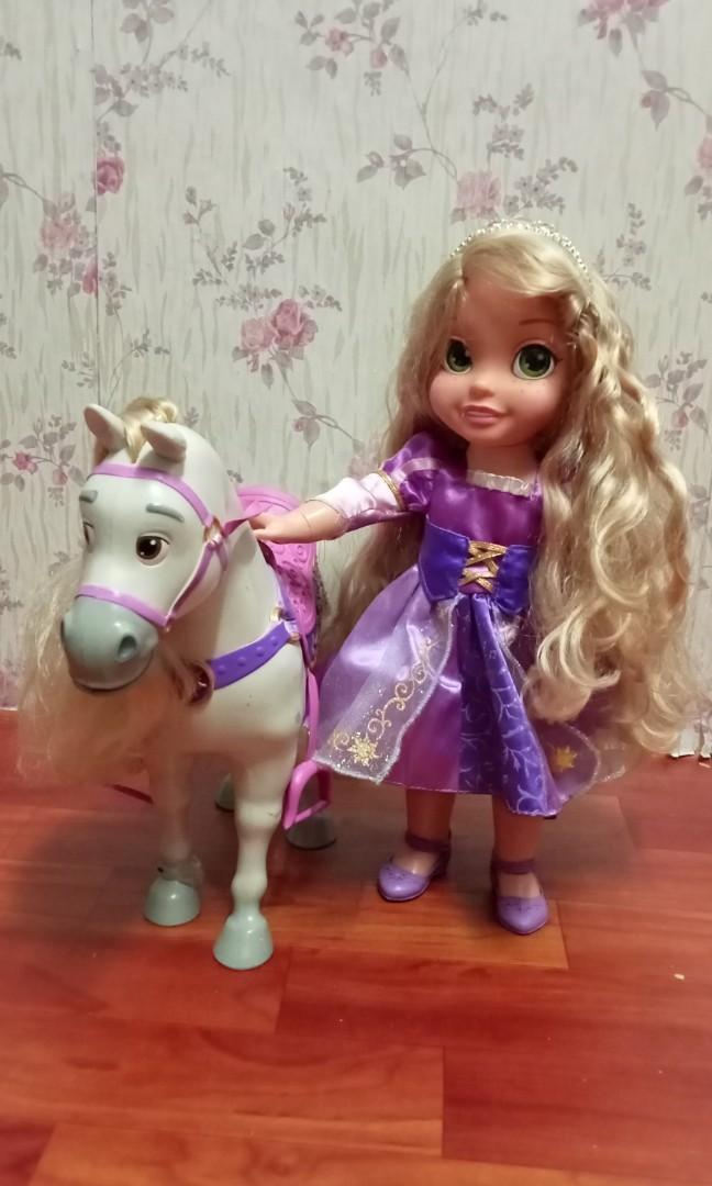 Disney Princess Rapunzel and Maximus Horse Doll Hobbies Toys