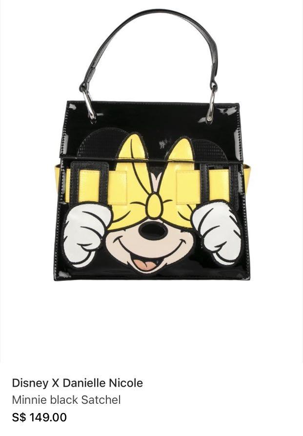 Disney X Danielle Nicole Minnie black Satchel