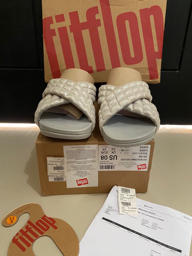 fitflop shimmy suede