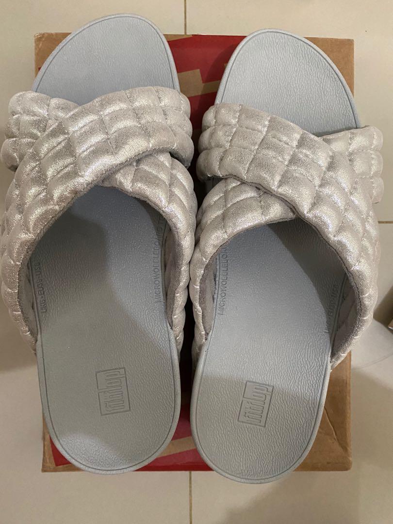 Fitflop lulu 2025 padded shimmy suede
