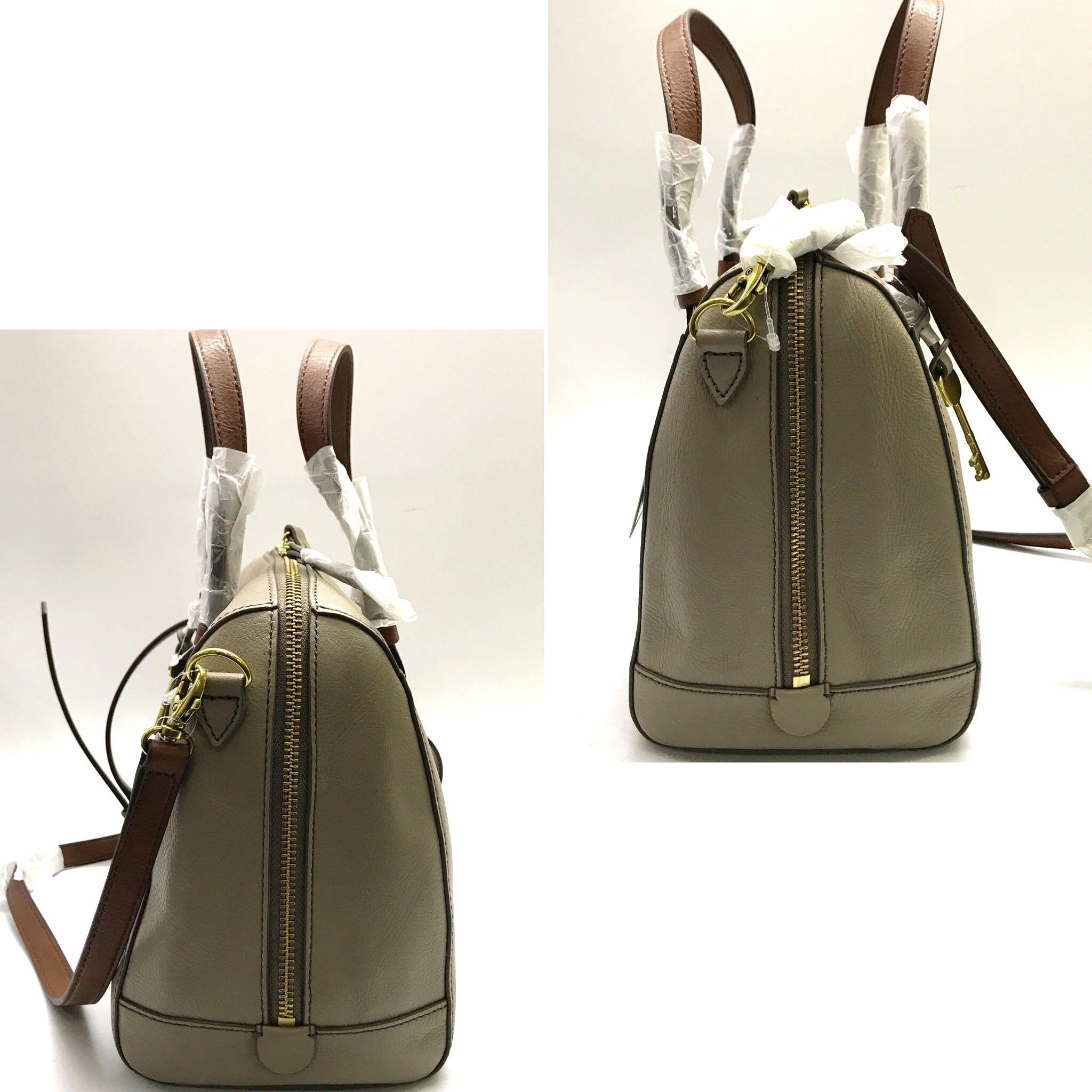 FOSSIL 2 WAY RACHEL SATCHEL LIGHT TAUPE 217005717 Women s Fashion Bags Wallets Cross body Bags on Carousell