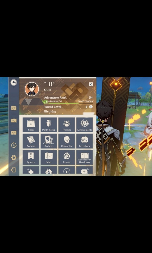 Genshin Impact Account Ar54 Asia Server 5star 5pcs Zhongli And Friends Video Gaming Video Games Others On Carousell