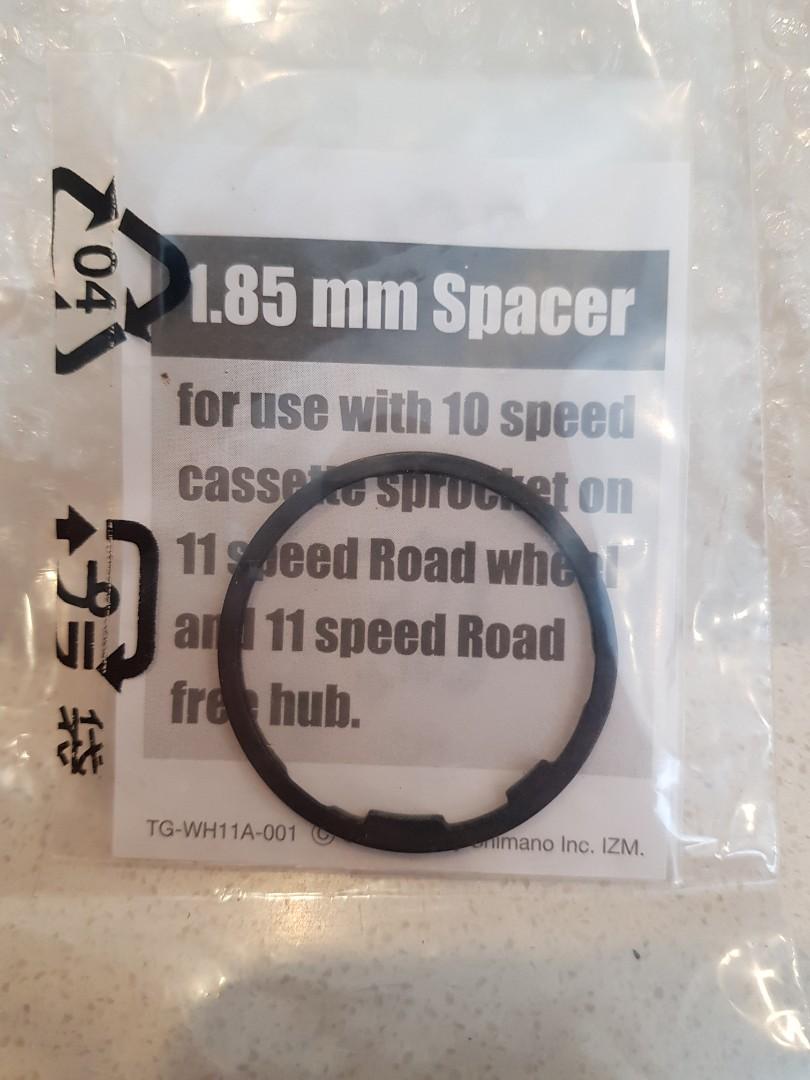 Genuine shimano freehub spacer 8/9/10 speed cassette on