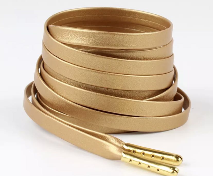 Gold shoelaces online