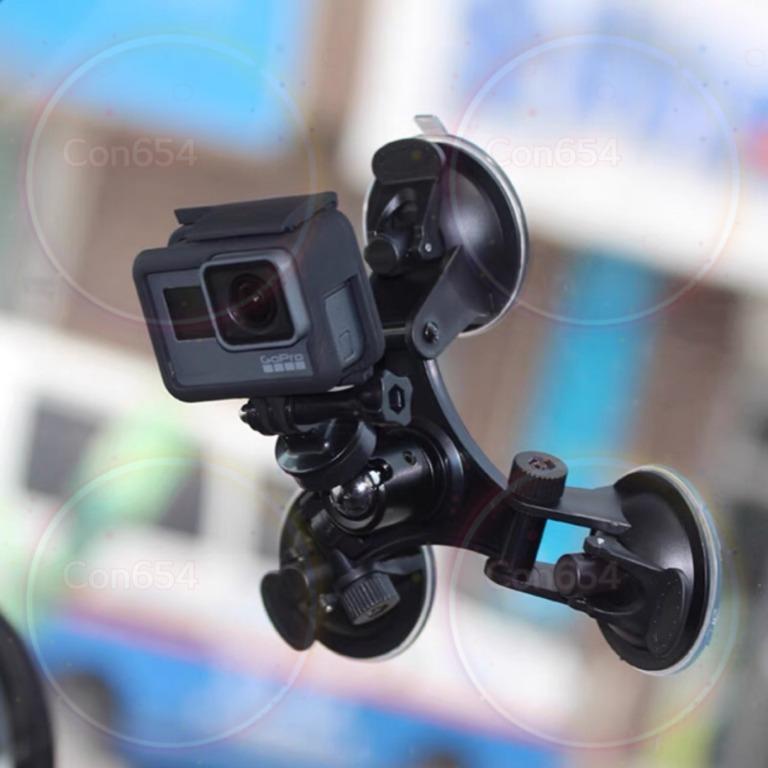 現貨全新 Gopro Osmo Action運動相機三角吸盤triangle Mount 3 Suction Cup 汽車吸盤車載三角固定支架 汽車配件 其他 Carousell