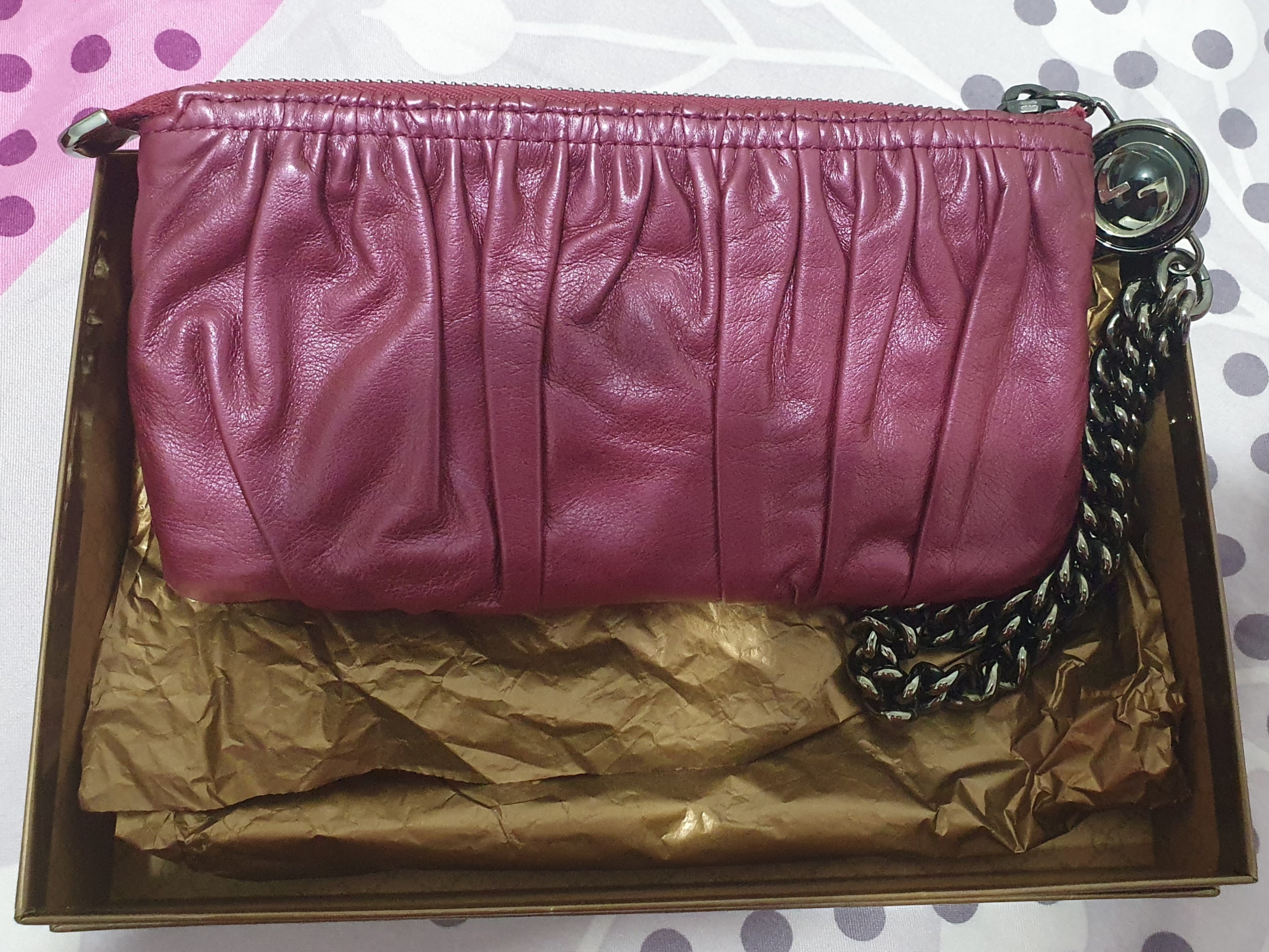 Gucci clutch, Luxury, Bags & Wallets on Carousell