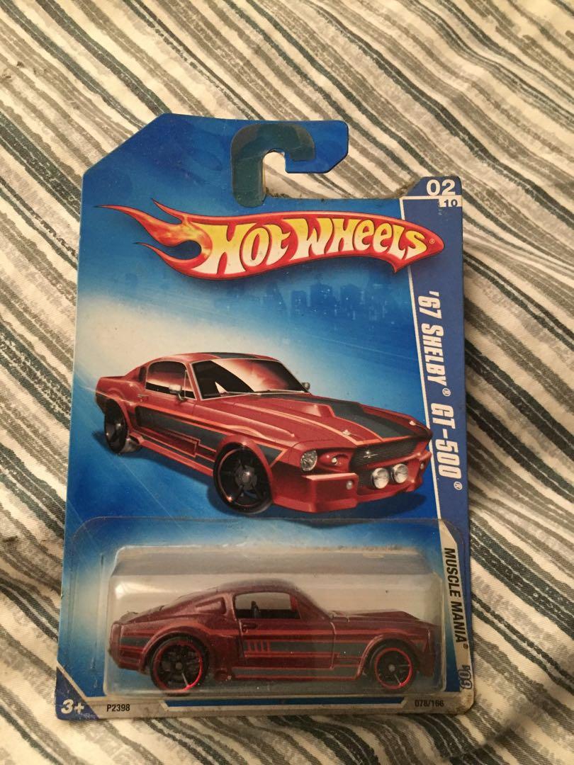 Hot wheels top 1967 shelby gt500