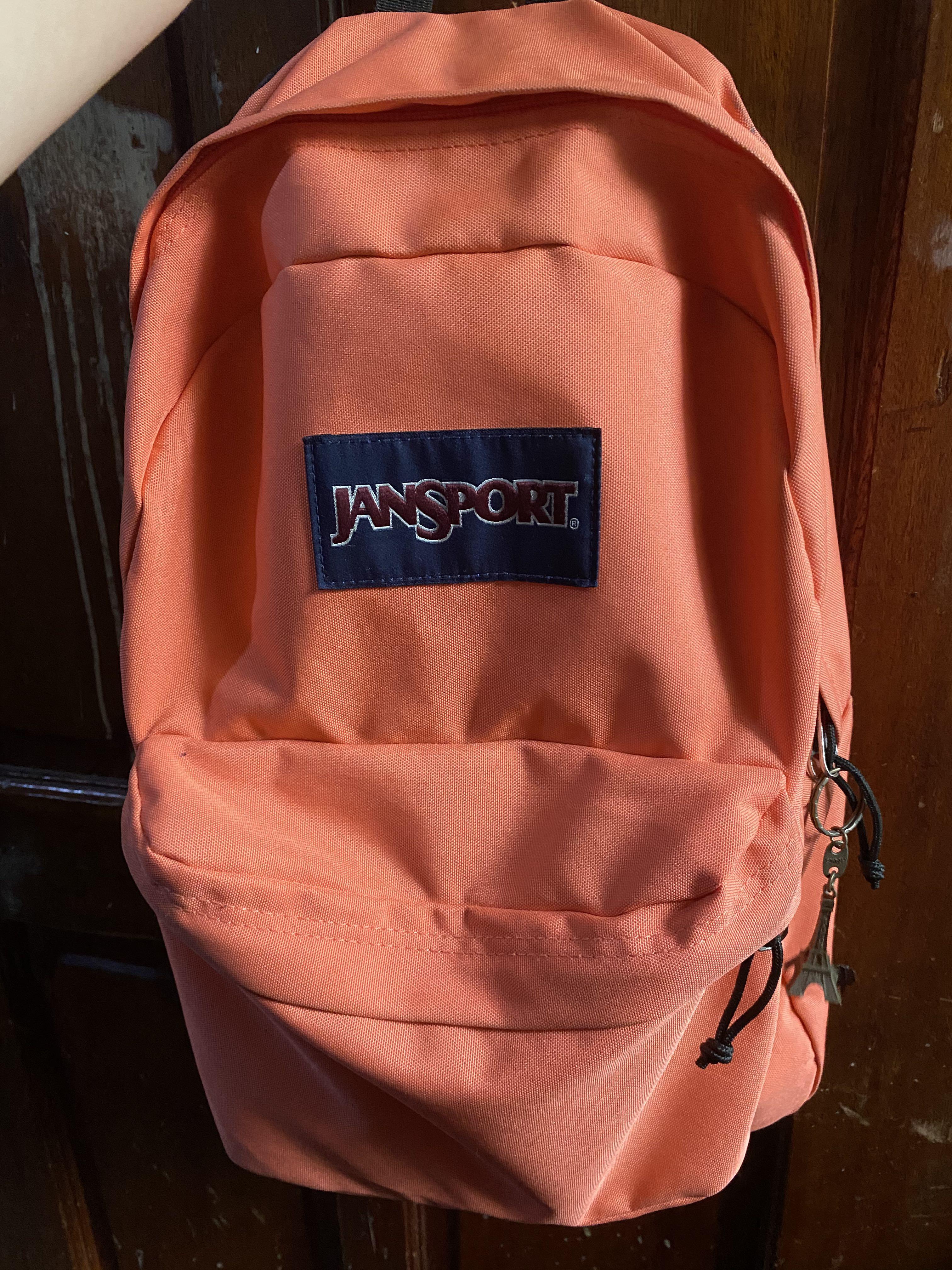 Jansport backpack peach Men s Fashion Bags Backpacks on Carousell