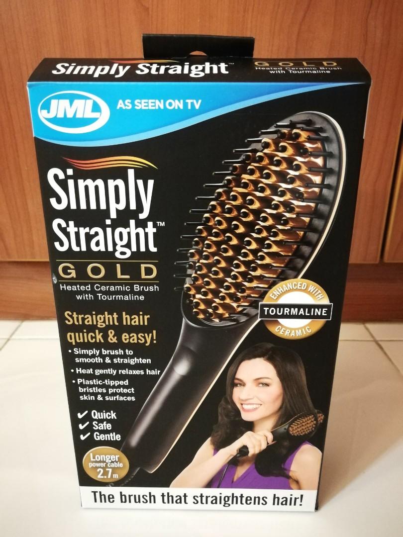 Jml straightening deals brush gold