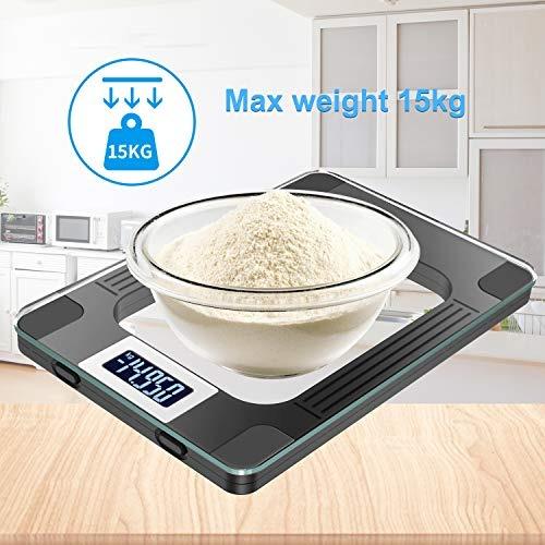 Qozent Food Scale, 22lb Digital Kitchen Scale Weight Grams and oz