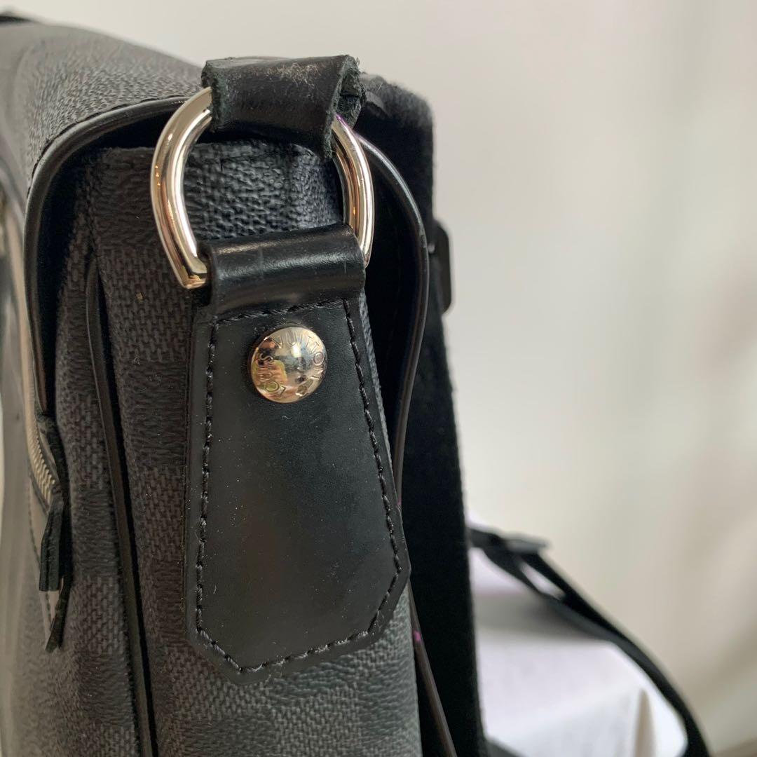 Daniel mm satchel leather satchel Louis Vuitton Grey in Leather - 34711525