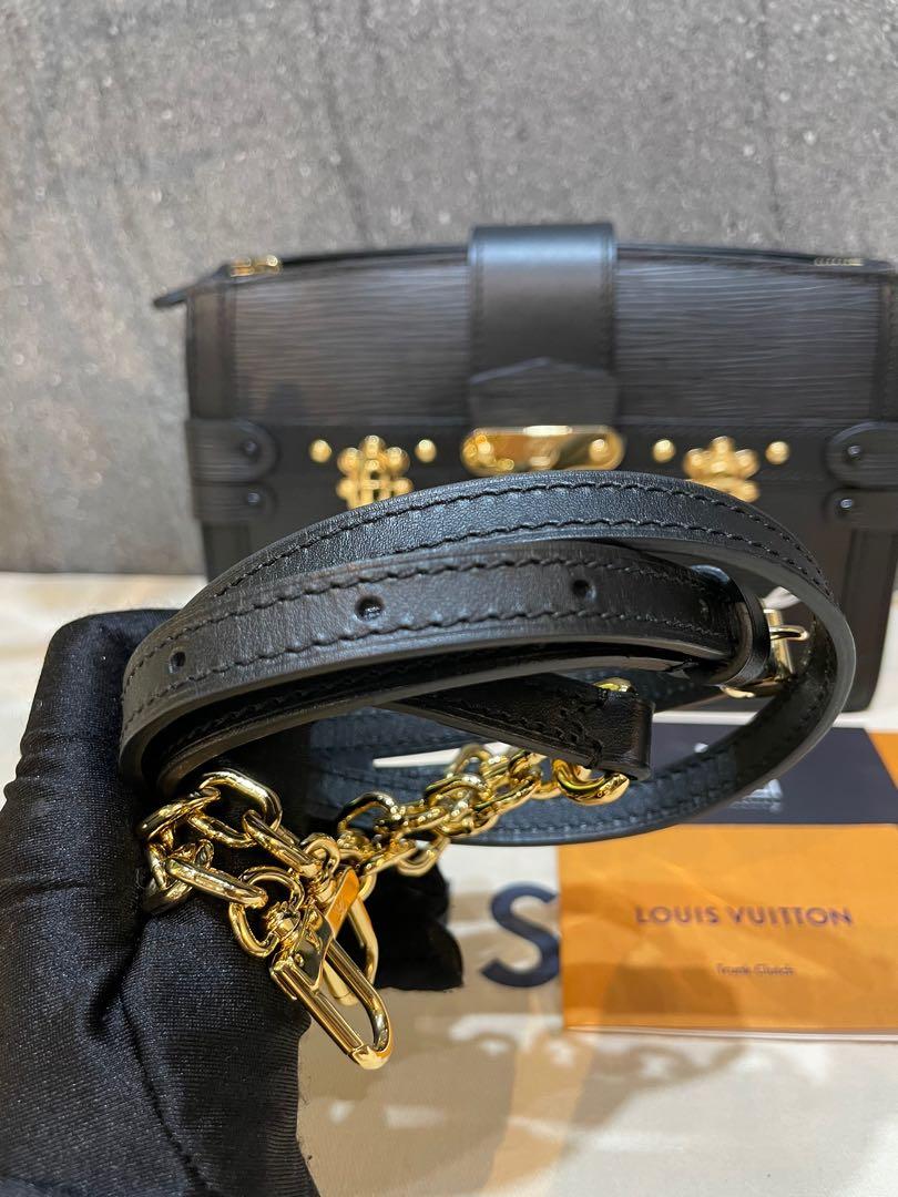 Louis Vuitton Trunk Clutch Epi Leather Black 22394318