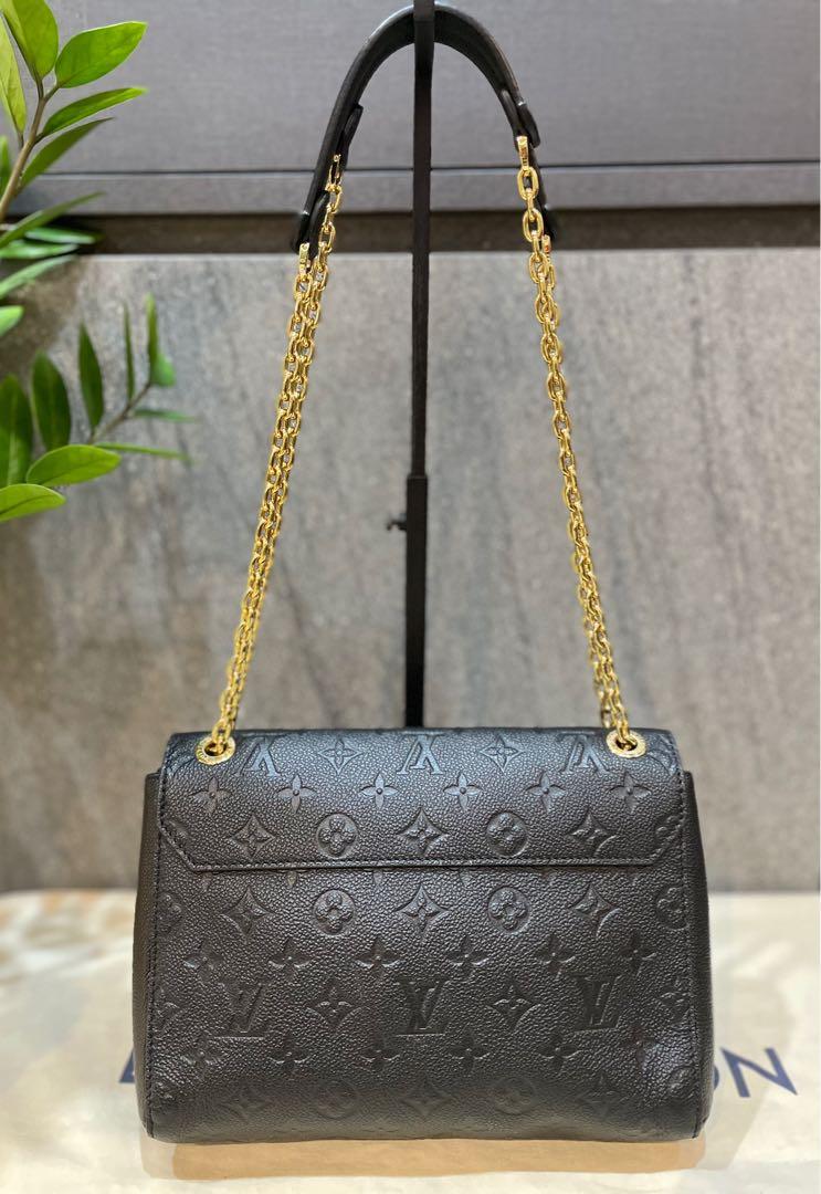 LOUIS VUITTON Women Metis Pochette Empreinte Leather Crossbody Bag Tau