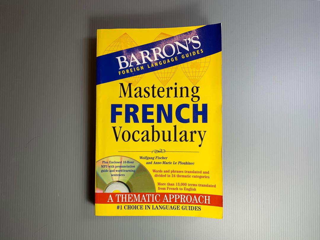 Mastering French Vocabulary (Barron’s) French Language Book, Hobbies