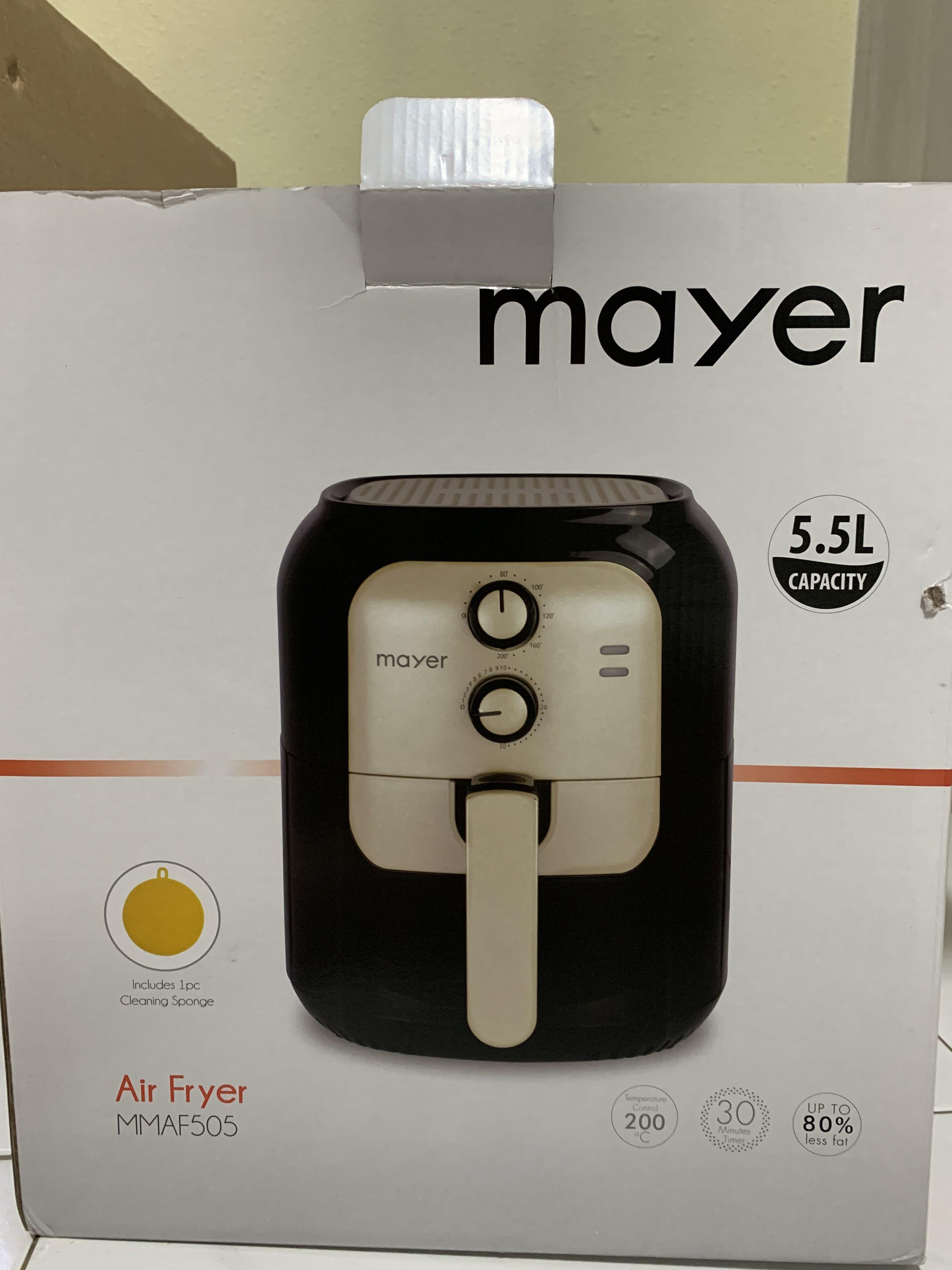 Mayer 5.5L Air Fryer (MMAF505), TV & Home Appliances, Kitchen