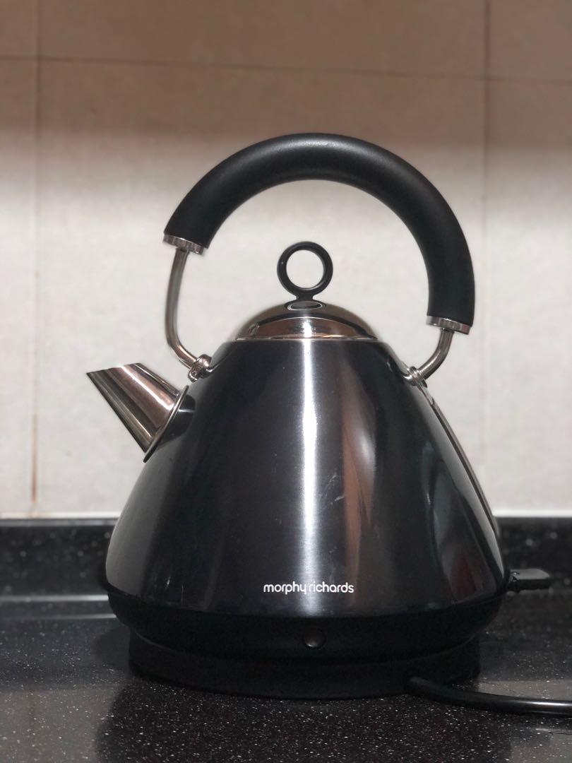 Morphy richards black accents kettle clearance
