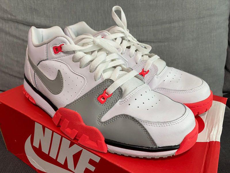 White cross trainers sale