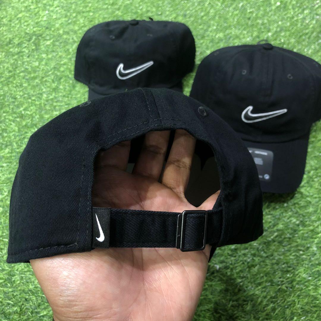 Nike heritage essential swoosh cap/hat, Men's Fashion, Watches & Accessories, Cap & Hats on Carousell