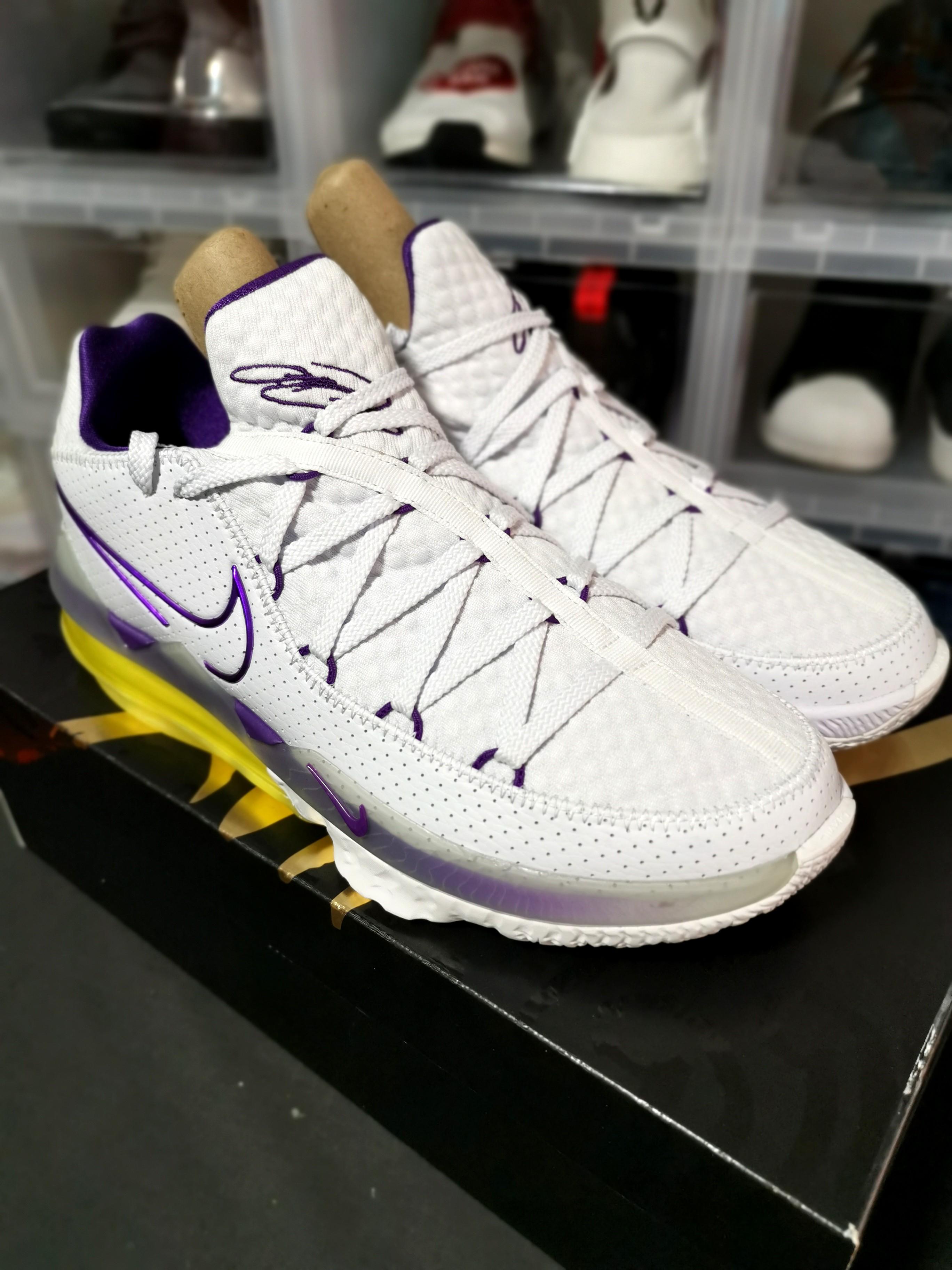 Nike Lebron 17 Low Lakers, Men's Fashion, Footwear, Sneakers on ...