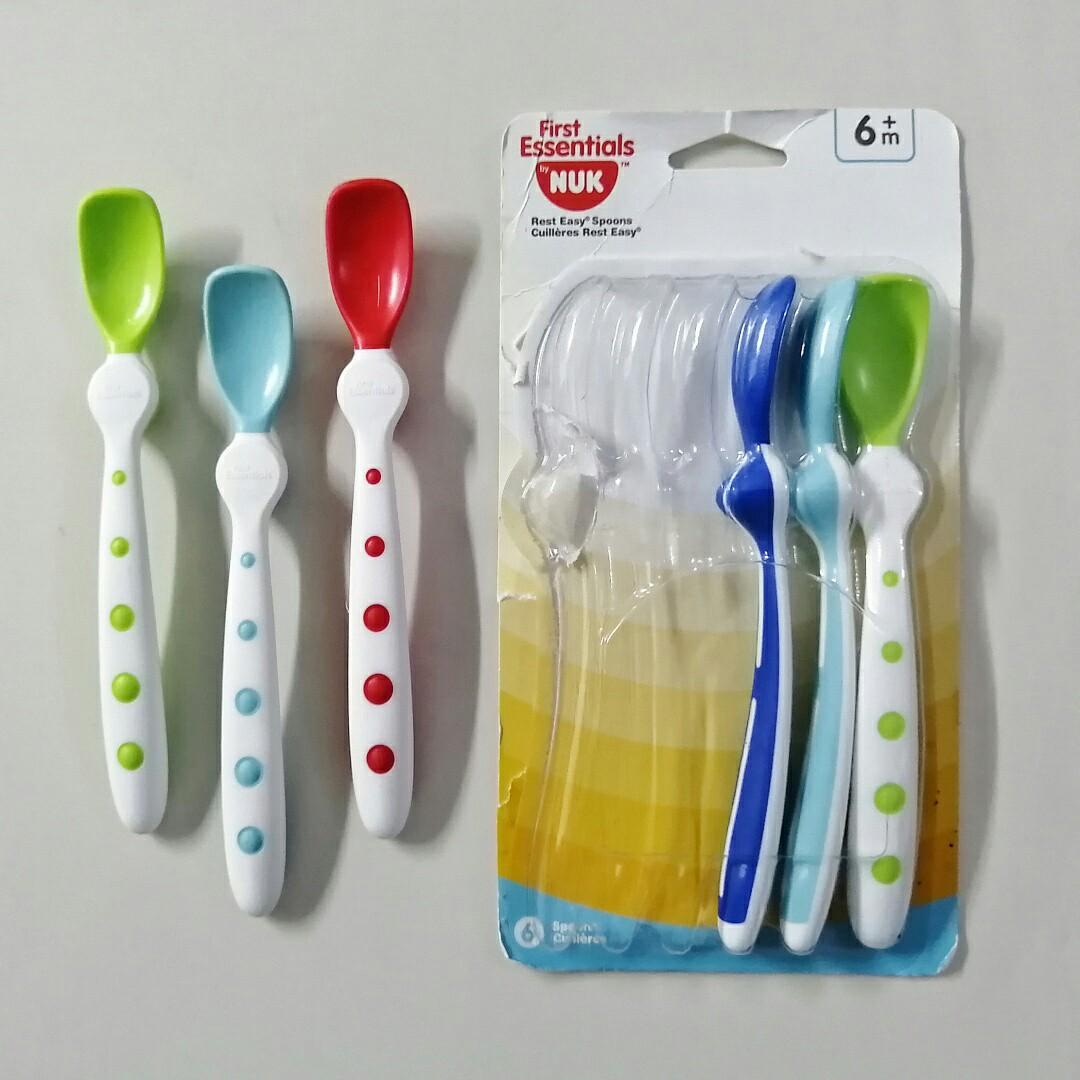 Nuk First Essentials Spoons, Rest Easy - 6 spoons