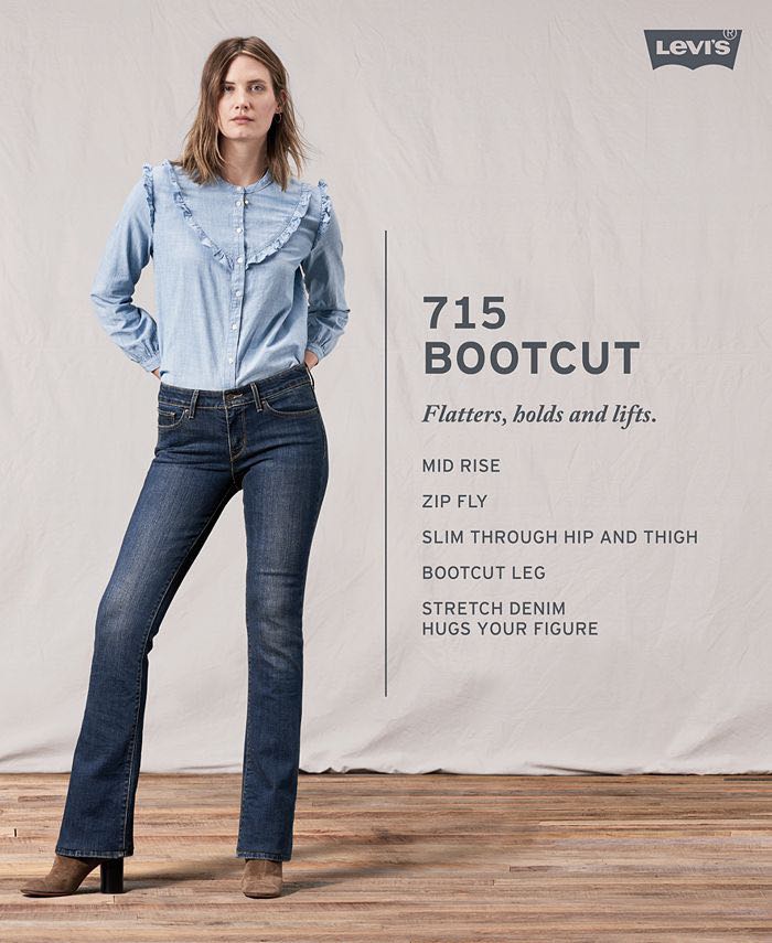 Original Levi's 715 Women Bootcut, Women's Fashion, Bottoms, Jeans &  Leggings on Carousell