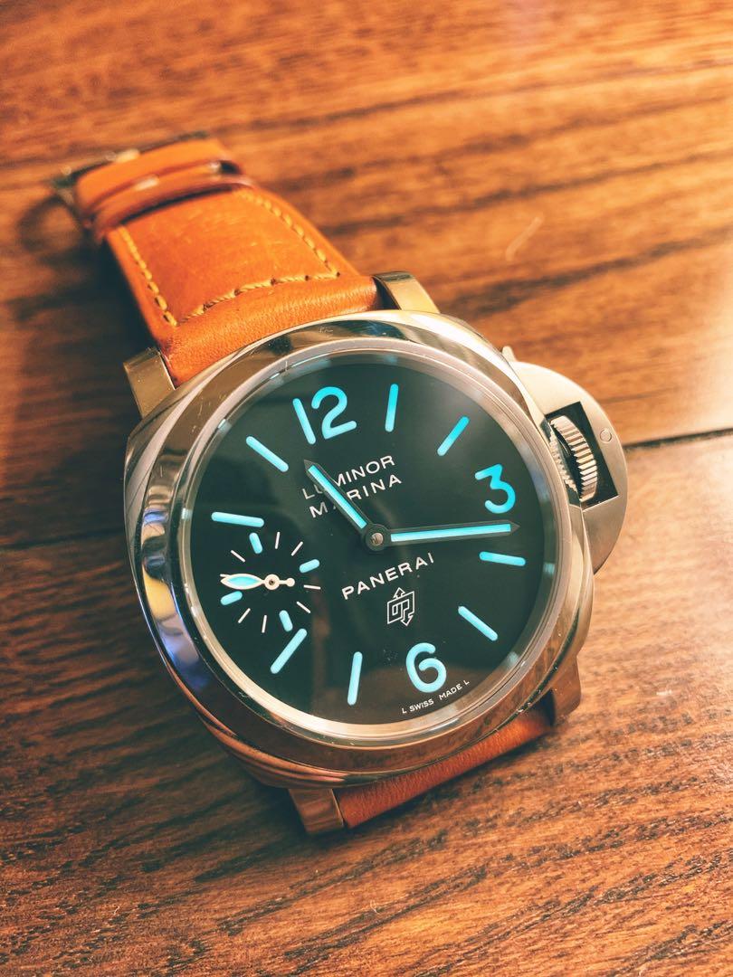 Panerai Luminor Marina Logo PAM 005 (Full Set), Luxury, Watches on ...