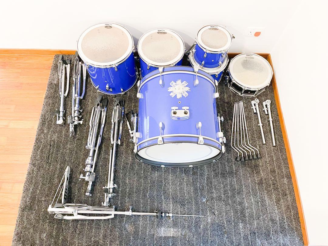 Pearl Limited Edition Chad Smith Signature 6Piece Drum Set Kit, Hobbies & Toys, Music & Media