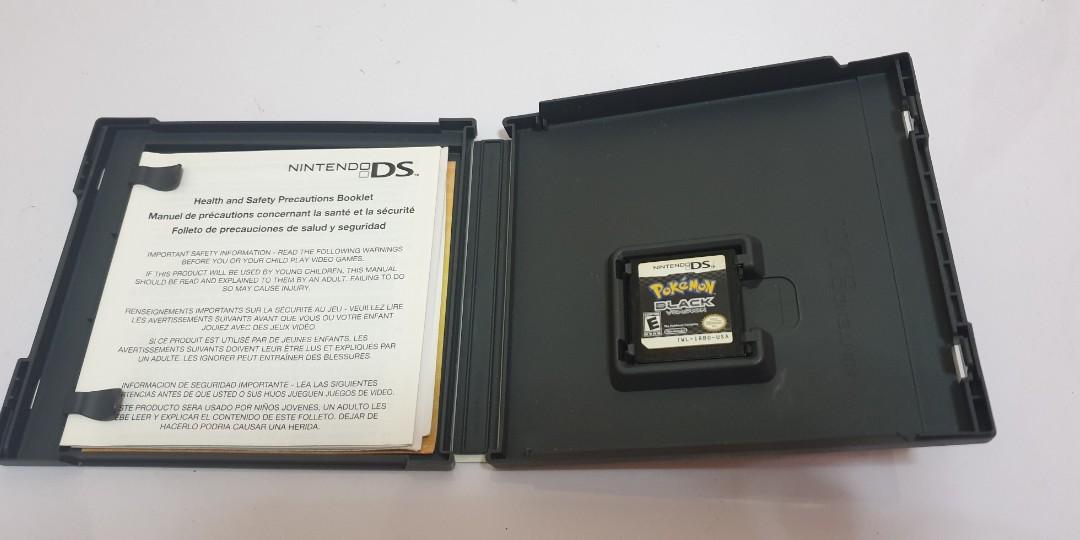 Pokemon Black almost cib (nintendo ds) (Category: Nintendo) located in Quezon City. Submitted by itemsforadoption (Listing ID 1078297770, Image 2). Description: Rfs: Its still quarantine and now we're stuck in ecq again and I'm decluttering a lot of my purchases. Been impulse buying a lot. In a way I'm buying and selling Pokemon black, almost cib. Missing 1 insert. Cartridge, inserts and case are in good condition. Going for 4500+ on ebay right n