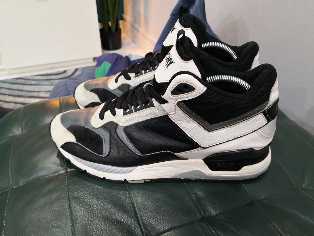 Pony highcut leather sneakers Men s Fashion Footwear Casual