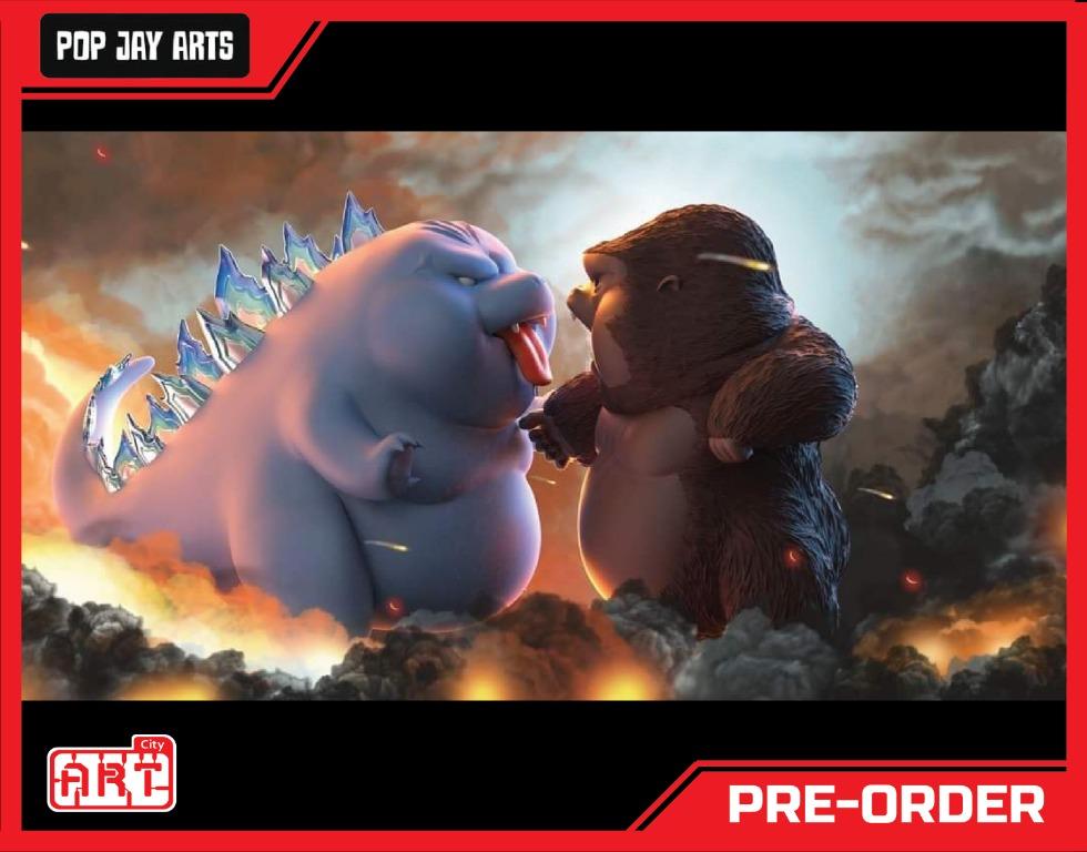 POP JAY Arts - Ziboo vs Kingboo (Godzilla vs King Kong) (GK) (Worldwide  Limited Exclusive!)