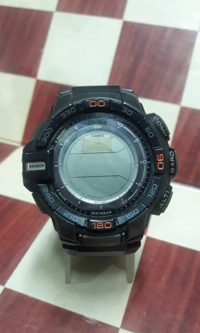 Pro trek prg 270 solar (Category: Men's Watches) located in Caloocan City. Submitted by thegreat. (Listing ID 122061752, Image 3). Description: damaged not working.