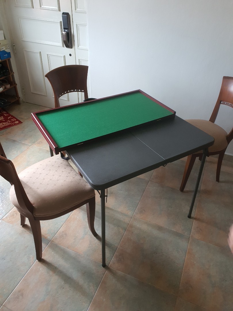 Full Sized Portable Foldable Mahjong Table Top, Sports Equipment, Other