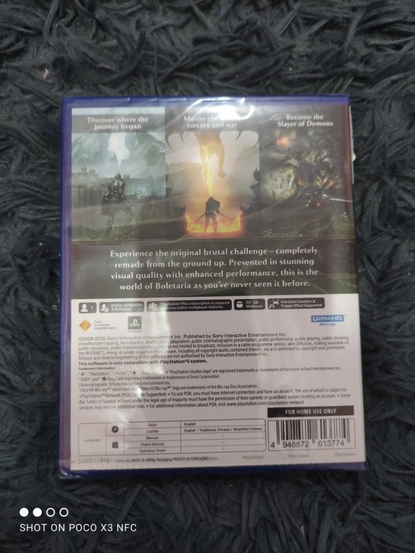 Ps5 Demon Souls (Category: PlayStation) located in Makati City. Submitted by yomyom_onlineshop (Listing ID 1078250974, Image 2). Description: For Sale Only Brandnew Sealed No To trade Taguig Market Market Can book Via lalamove Less Time Less Effort Cod,Gcash,Banktransfer.