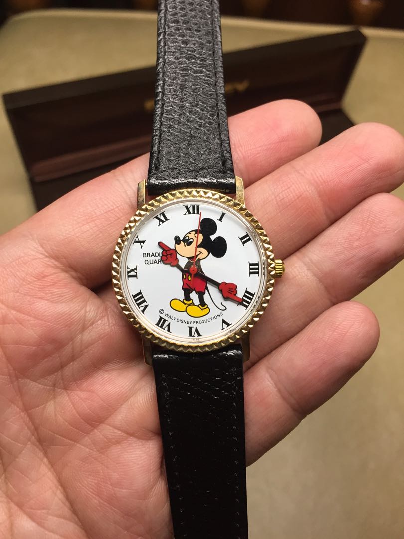 Rare and vintage Bradley Mickey Mouse watch Women s Fashion