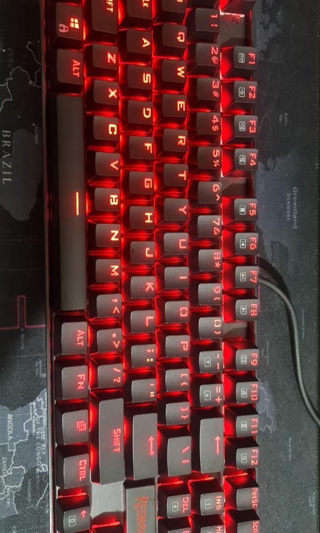 Red Dragon kumara k552 rgb version mechanical keyboard, Computers ...