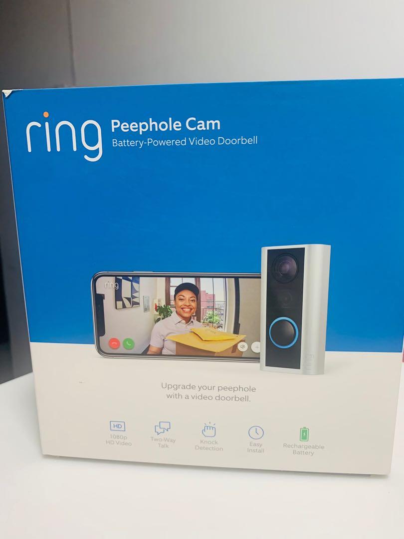 Ring Peephole Camera, Furniture & Home Living, Security & Locks