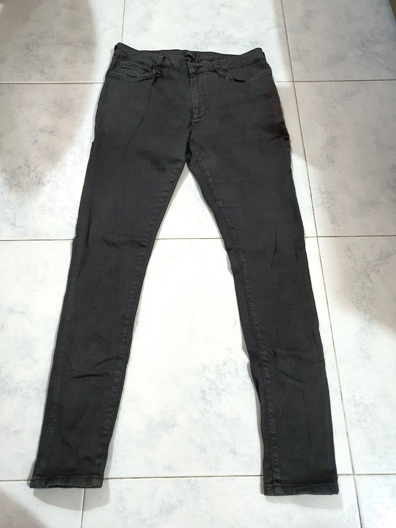 River Island Men - Black Skinny Jeans 