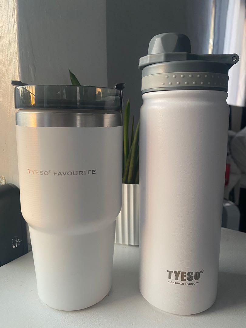 TYESO Tumblers; Set of Two (Authentic), Furniture & Home Living