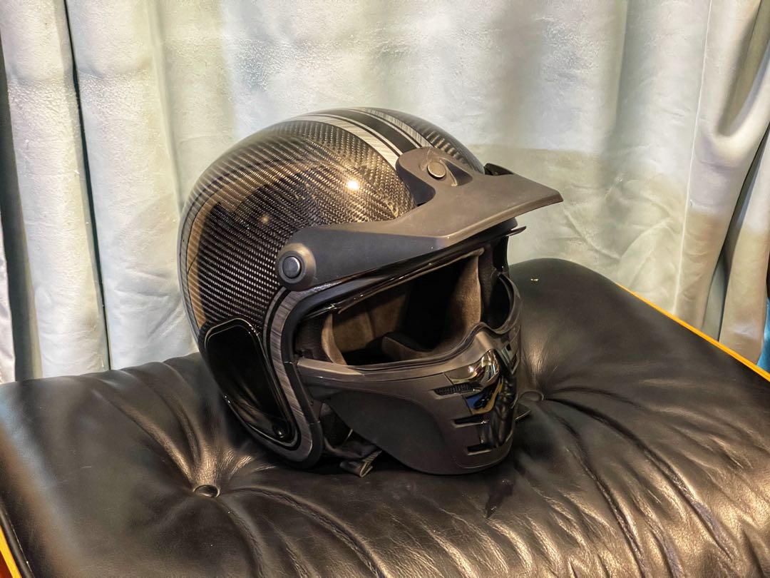 Shark Vintage Carbon S Drake Helmet Large Motorcycles