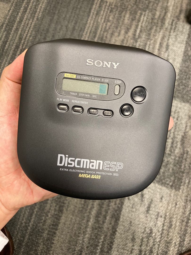 Sony D-335 discman D335 walkman CD player, 音響器材, 音樂播放