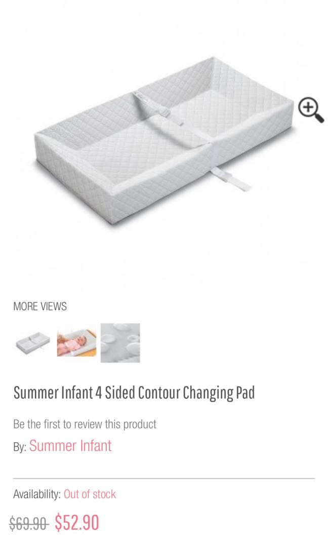summer 4 sided changing pad