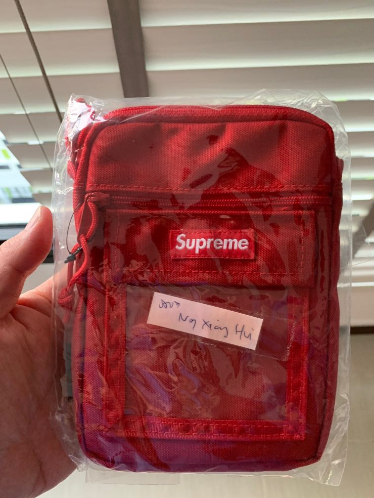supreme utility pouch red