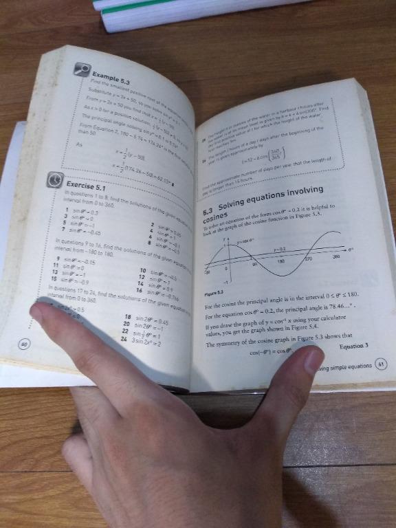 Teach Yourself Trigonometry: A Complete Introduction (Category: Textbooks) located in Manila. Submitted by rararararai (Listing ID 1078298555, Image 2). Description: Must have for high school students who are interested in pursuing degrees in Science, Technology, Engineering and Mathematics. Has signs of usage such as yellowing of pages but overall, item is still in good condition. Item condition: 8.5/10.