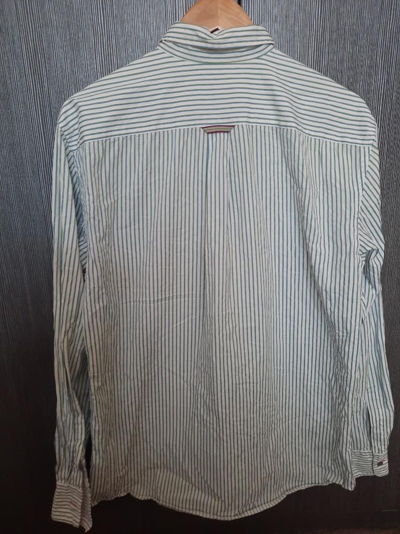 TED BAKER CLASSY STRIPE POLO LONG SLEEVE TOP (Category: Luxury Apparel) located in Quezon City. Submitted by shopping_made_easy (Listing ID 1078210671, Image 3). Description: IN GREAT CONDITION NO ISSUE Best FIT SMALL MEN OR up to MED LARGE WOMEN BL 46 L 32.