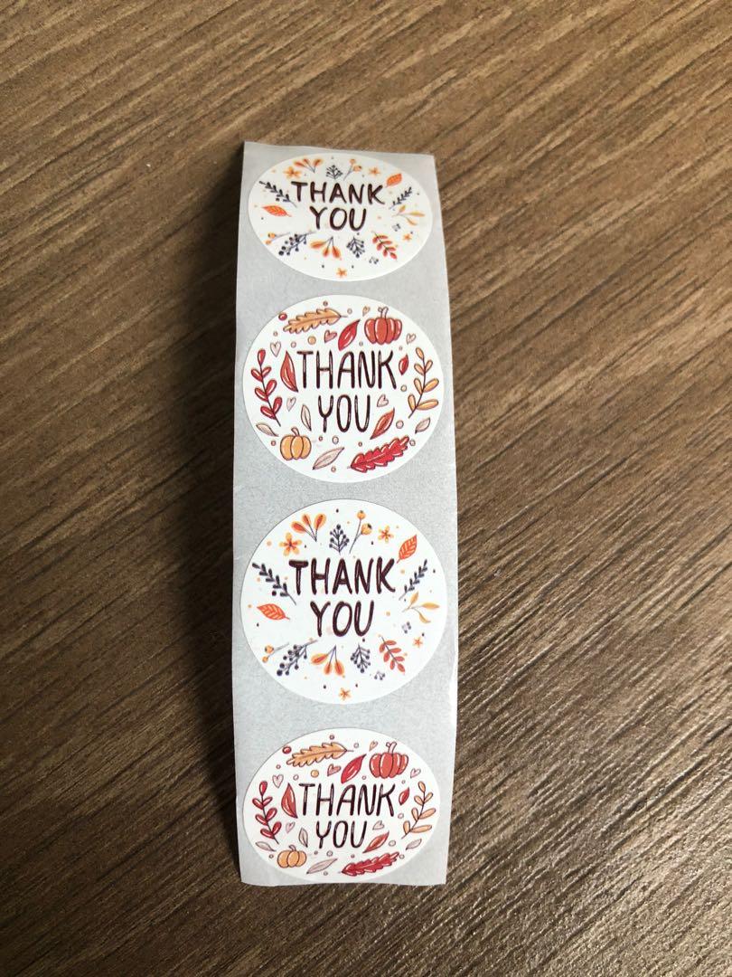Thank you貼紙, 其他, 其他 - Carousell