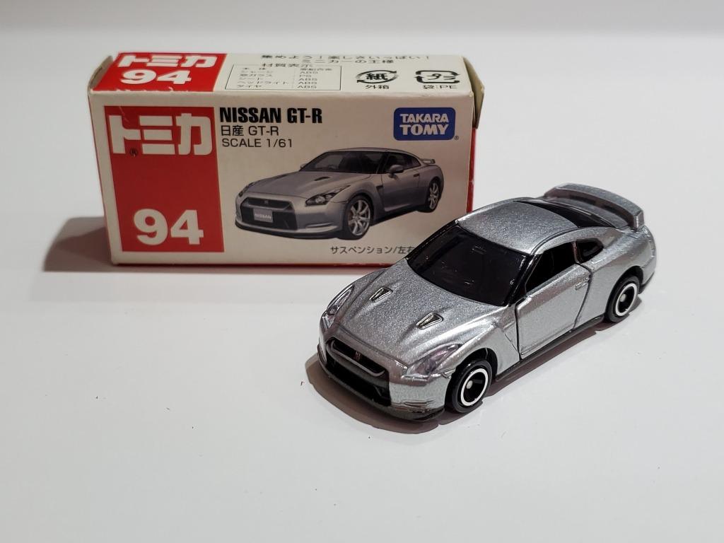 米舖toy 9成新takara Tomy Tomica 94 Nissan Gtr Gt R R35 銀色中制車仔 興趣及遊戲 玩具 遊戲類 Carousell