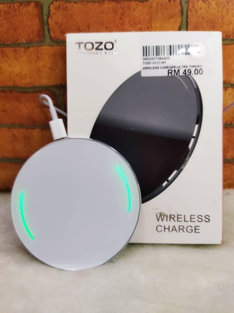 TOZO W1 Wireless Charger Thin Aviation Aluminum Computer Numerical Control  Technology Fast Charging Pad Space Gold, Mobile Phones & Gadgets, Mobile &  Gadget Accessories, Chargers & Cables on Carousell
