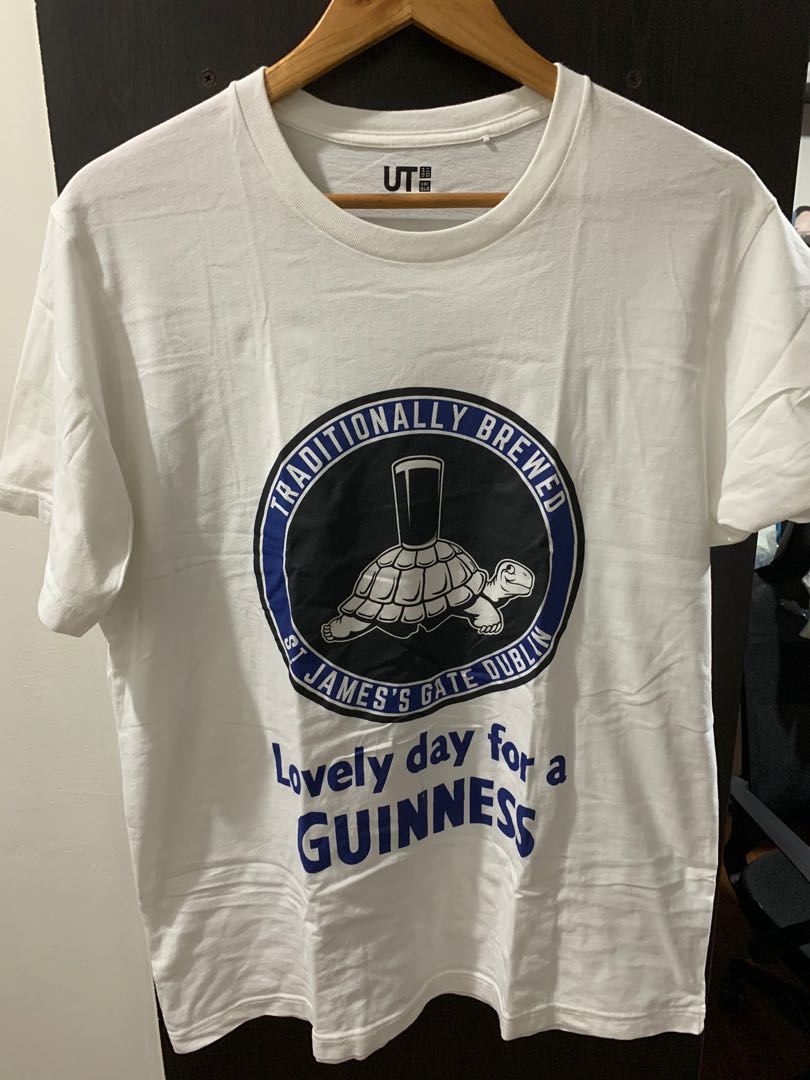 Uniqlo Guinness shirt, Men's Fashion 