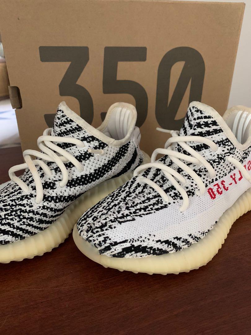 yeezys 350 zebra