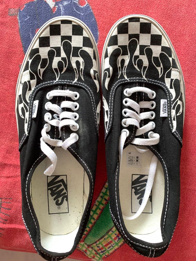 Checker flame authentic shoes clearance